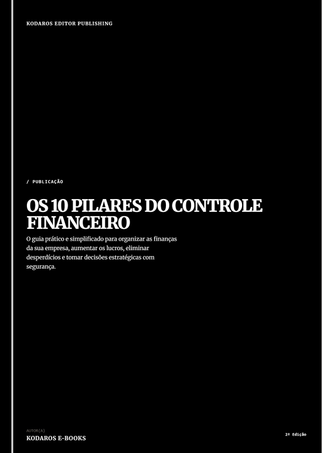 Os 10 Pilares do Controle Financeiro